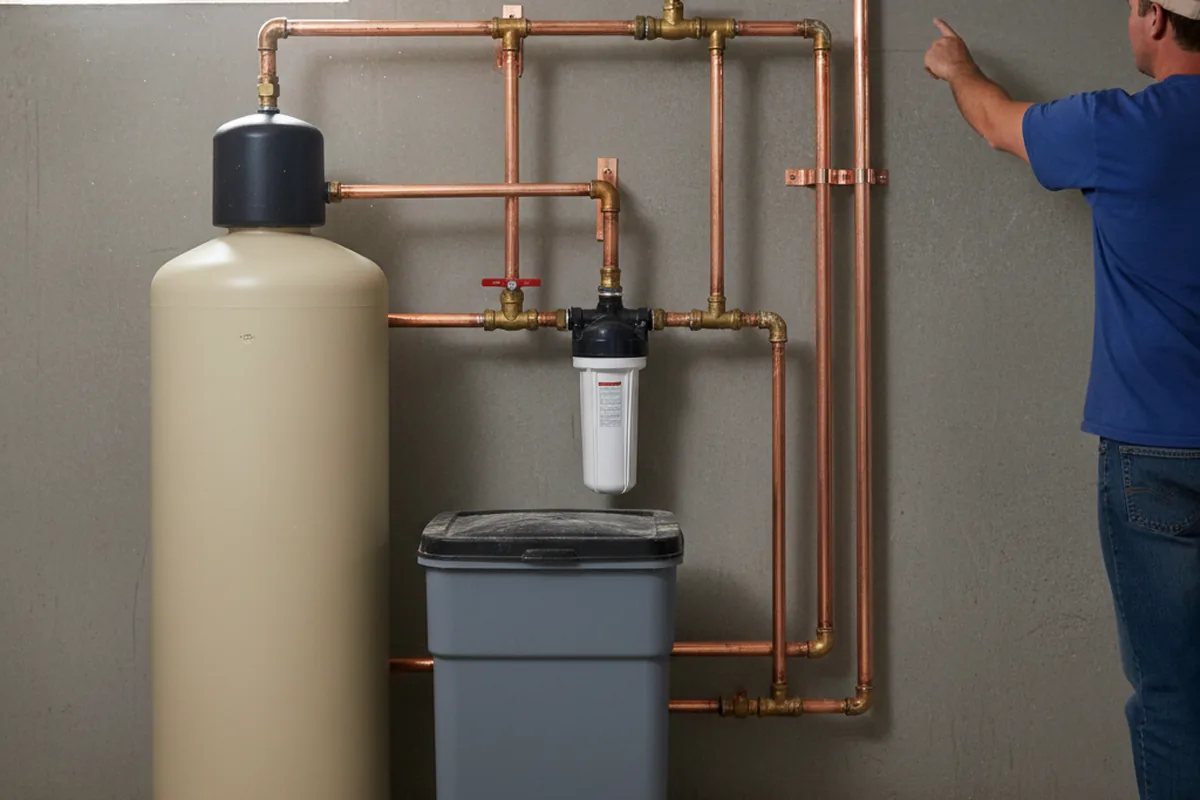 Whole-house water treatment system installed in Joffre